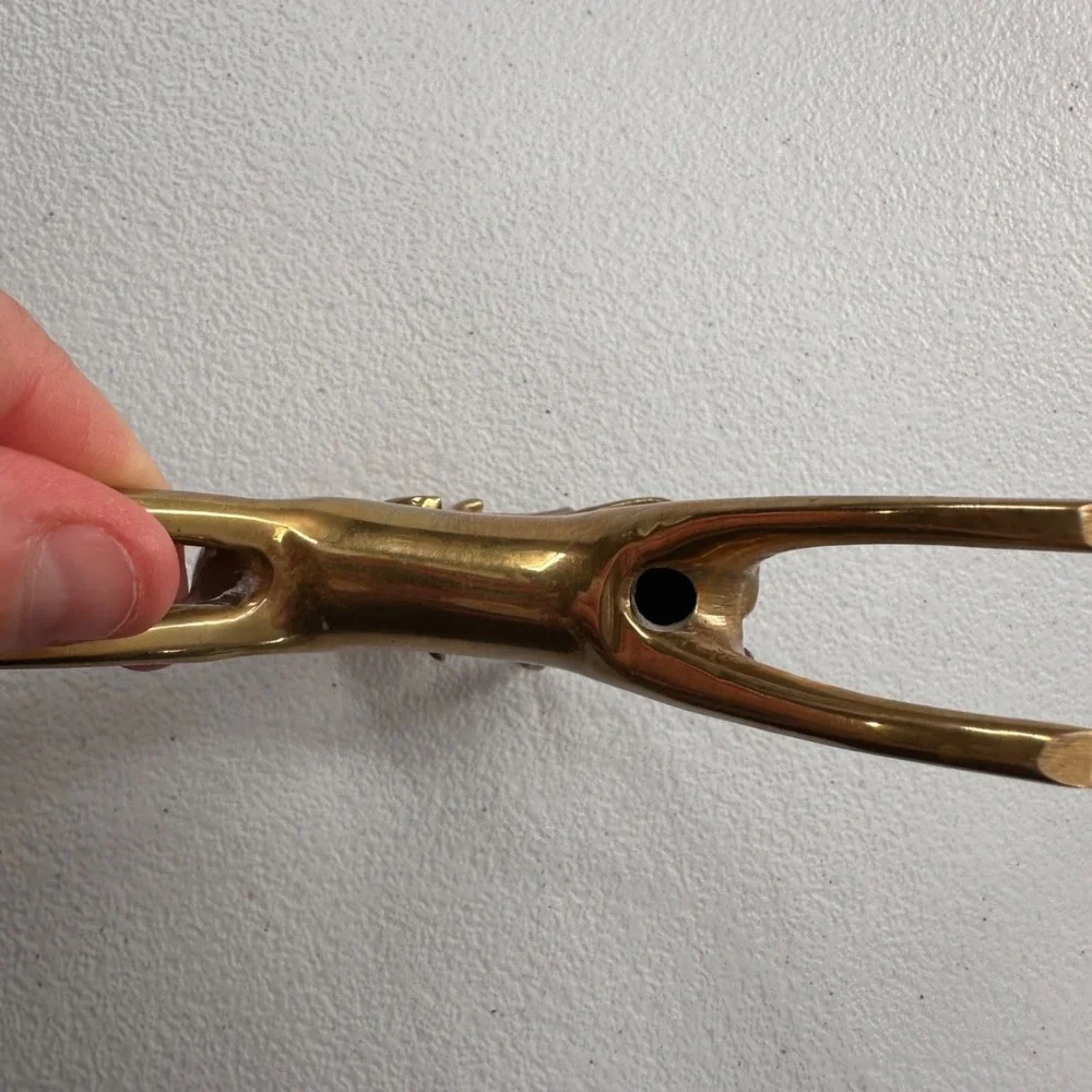 Gold & Brass Reindeer Figurines Set Of‎ 3 Holiday Decor Greenbrier International